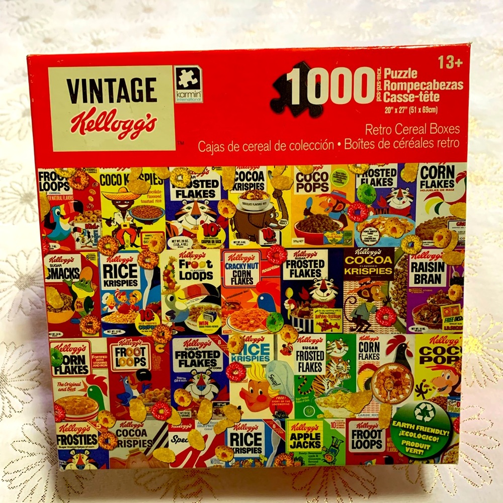 🧩USED 1000 pc Vintage Kellogg’s puzzle 🧩